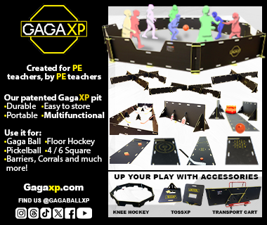 Advertisement Gaga XP Created for physical education teachers by physical education teacher