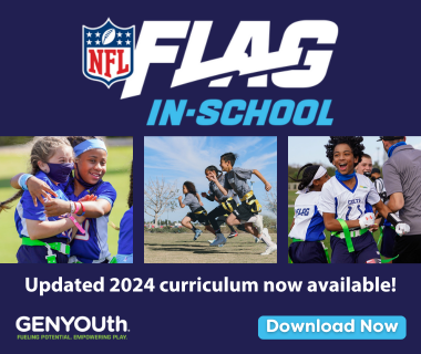 Advertisement NFL Flag In-School 